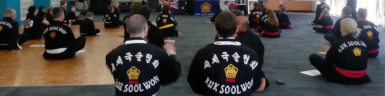 Seated group during KSW grading